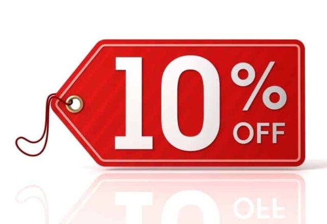 Blueberry Design celebrating 10 years in business & giving you 10% off!