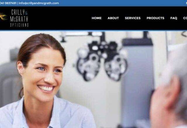New website launched for Crilly & McGrath Opticians