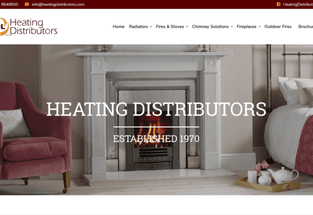 First website launch for 2020! Heating Distributors Ltd.