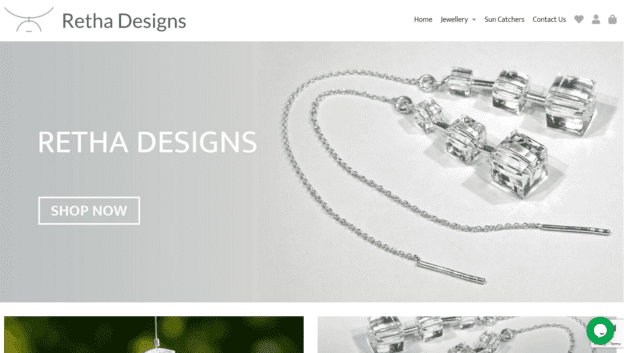 Retha Designs New e-Commerce website