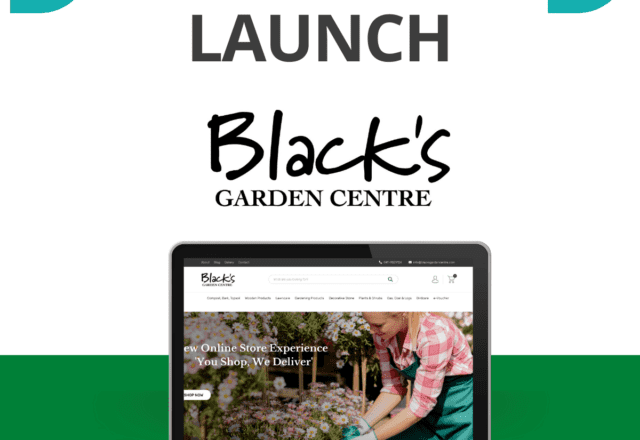 New e-Commerce website for Blacks Garden Centre