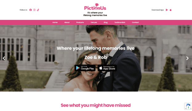 PictionUs new website