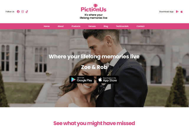 New website launched for PictionUs